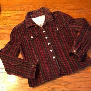 Vintage corduroy striped jacket